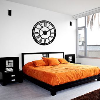 modern bedroom clock