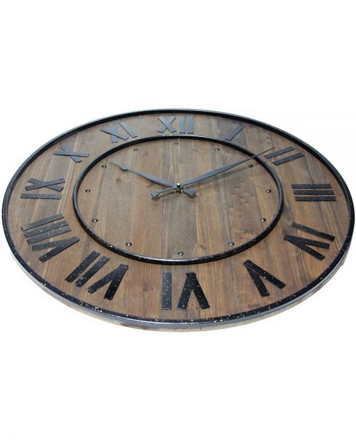 decorative wine barrel wooden wall clock