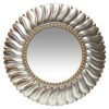 21.5 inch Marseille; a Gold Resin Wall Mirror