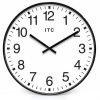 19.375 inch Profuse Black Resin Wall Clock