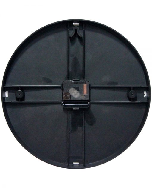 back of brown wall clock 12 inch