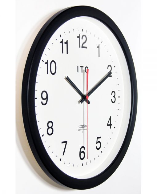 from right side large easy to read wall clock office 14 inch