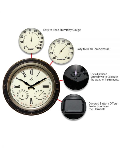 features of the forecaster wall clock
