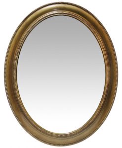 oval sonore gold antique wall mirror 30 inch
