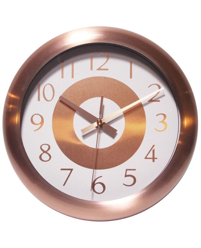 10 inch Copper Classic Copper Wall Clock Clock by Room
