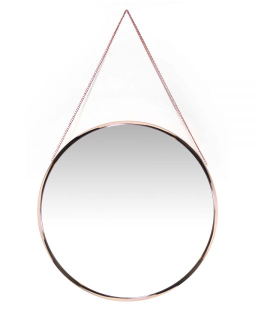 15462RG front of franc rose gold wall mirror