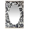 french country floral wall mirror