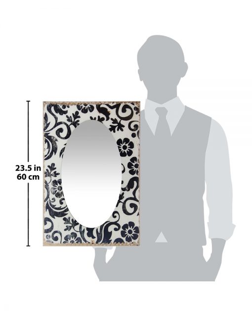 for scale decorative wall mirror floral