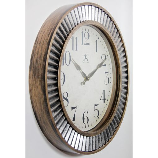 from right side ruche aged gold silver wall clock 16 inch