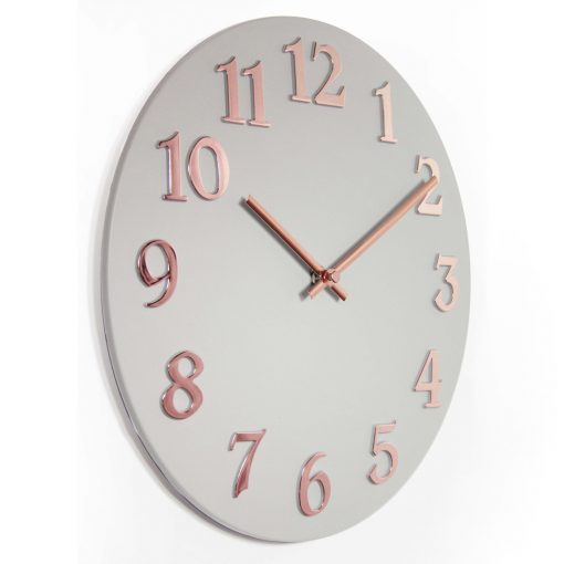 right side view of vogue wall clock 12 inch