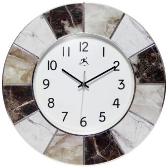 marble office clock for wall