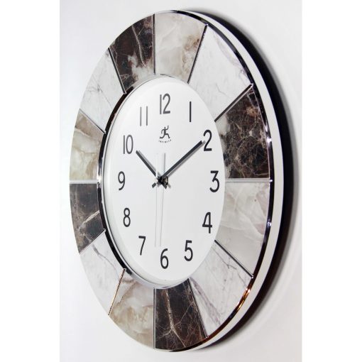 right side view of large office cool modern wall clock 16 inch designer