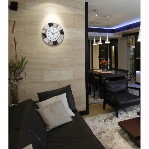 modern marble environmental office wall clock 16 inch cool