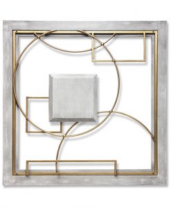 square provincial abstract wall decor front view