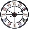 kaleidoscope large colorful wall clock front view