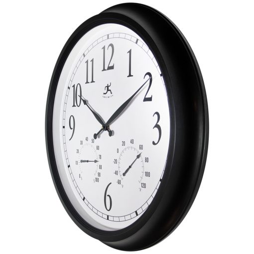 right side view of indoor outdoor large wall clock