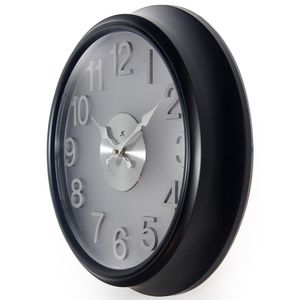 15 inch The Onyx; a Black Resin Wall Clock | Clock by Room