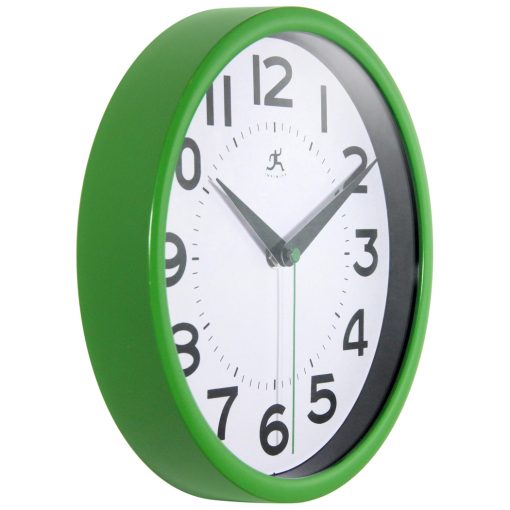 from right side metro wall clock green