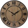 large wall clocks wood barrel