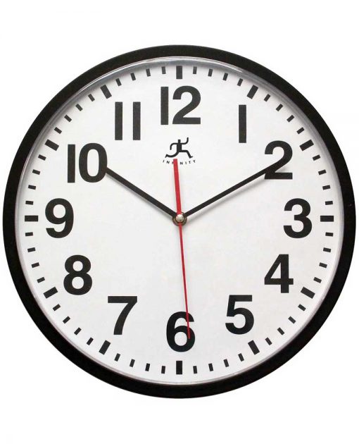15018BK-4017 office wall clock basic simple