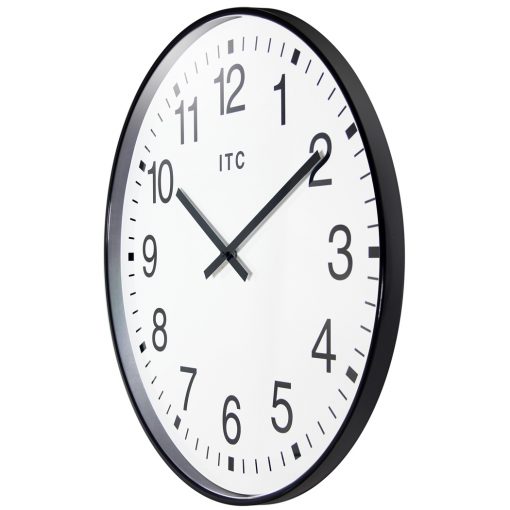 from left side profuse black wall clock 20 inch