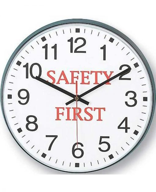 14529BK-3559 safety first wall clock warehouse
