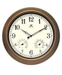 The Craftsman Clock wall clock indoor outdoor temperature humidity