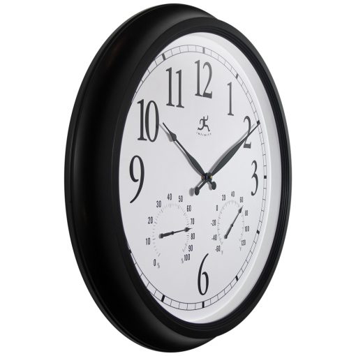 from right side definitive black wall clock 24 inch