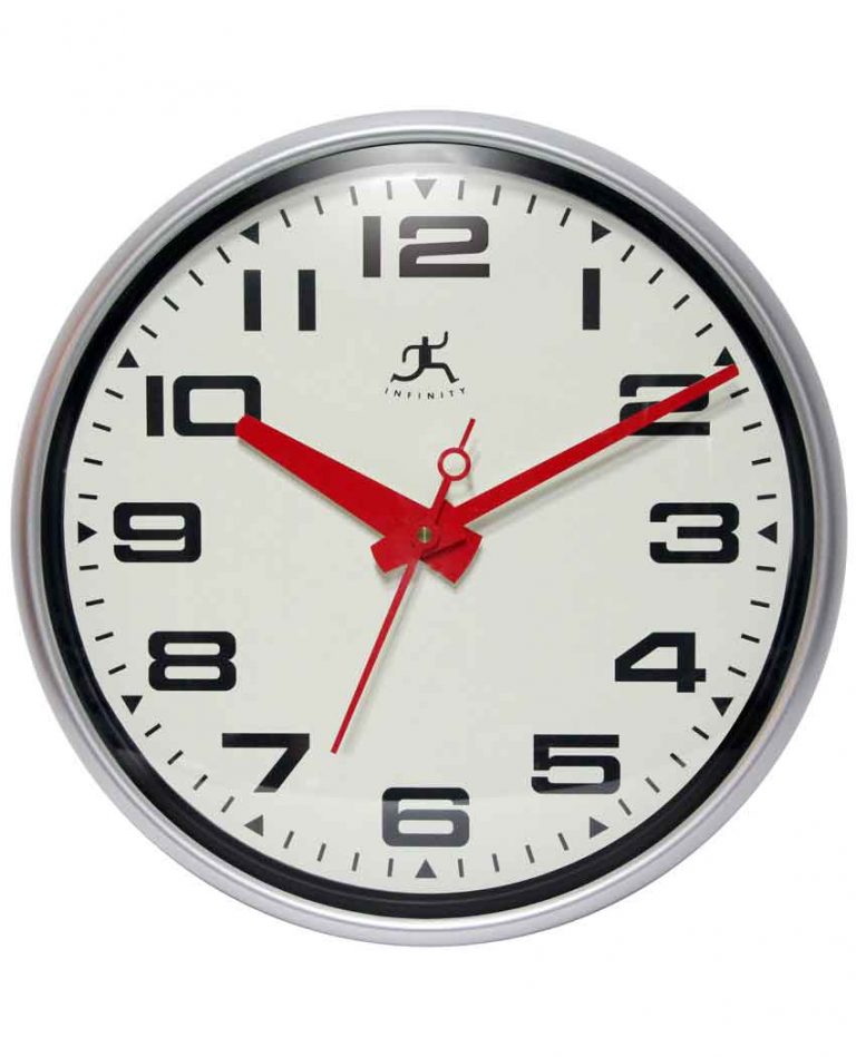 15 inch Lexington Avenue Grey Resin Wall Clock Clock by Room