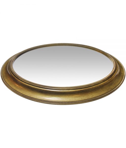 wall mirror sonore gold round 30 inch
