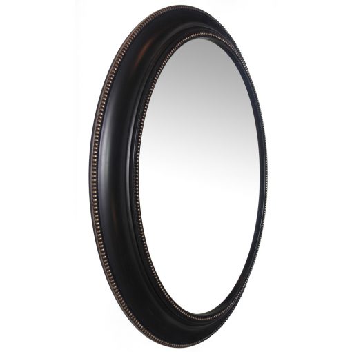 right side of sonore black aged wall mirror 30 inch large decorative