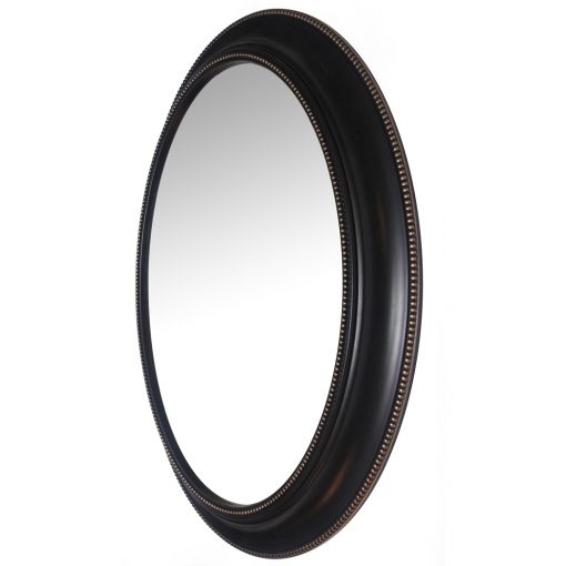 left side of sonore black aged wall mirror 30 inch entry way decorative large mirror