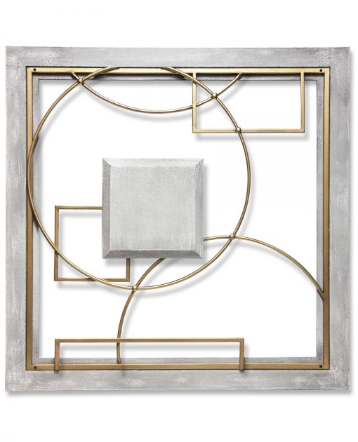 square provincial abstract wall decor front view
