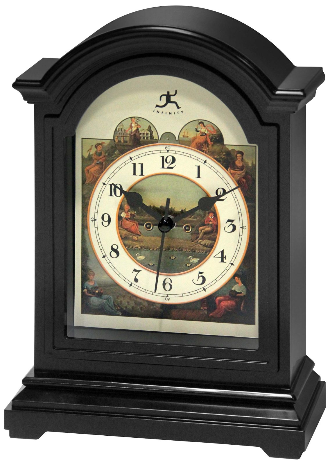 Black Plastic Tabletop Clock